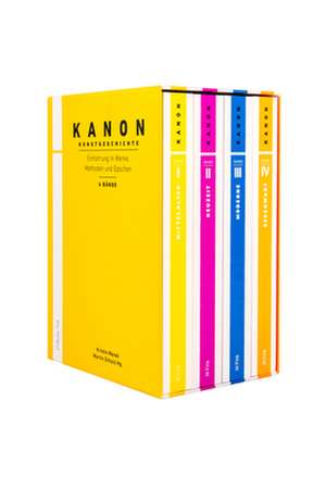 Kanon Kunstgeschichte 1-4. Einführung in Werke, Methoden und Epochen de Kristin Marek