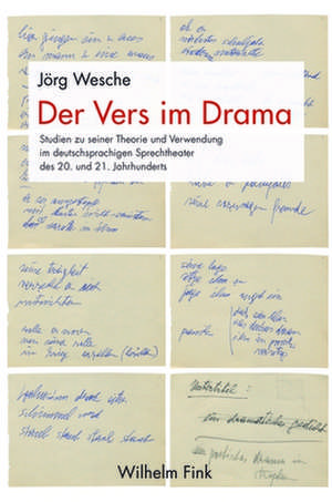 Der Vers im Drama de Jörg Wesche