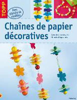 Chaines de papier décoratives