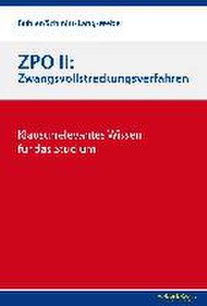 ZPO II: Zwangsvollstreckungsverfahren de Jonas Bühler