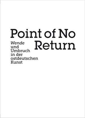 Point of no Return de Alfred Weidinger