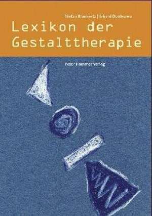 Lexikon der Gestalttherapie de Stefan Blankertz