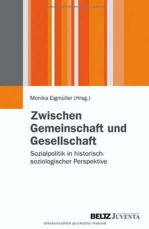 Zwischen Gemeinschaft und Gesellschaft de Monika Eigmüller