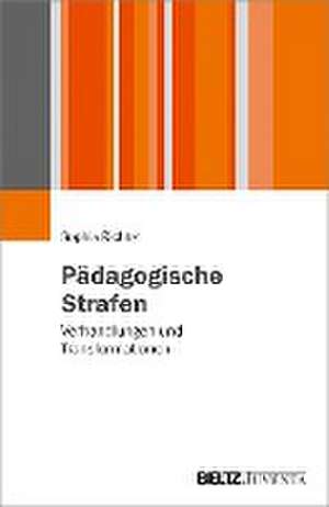 Pädagogische Strafen de Sophia Richter