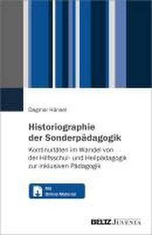 Historiographie der Sonderpädagogik de Dagmar Hänsel