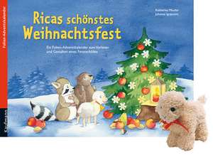 Ricas schönstes Weihnachtsfest. Ausgabe mit einem Stoffschaf de Johanna Ignjatovic