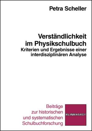 Verständlichkeit im Physikschulbuch de Petra Scheller