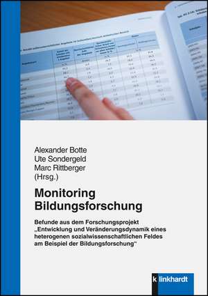 Monitoring Bildungsforschung de Alexander Botte