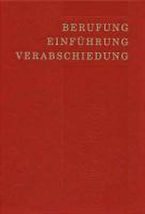 Berufung Einführung Verabschiedung de VELKD und UEK