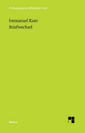 Briefwechsel de Immanuel Kant