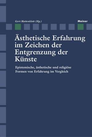 Ästhetische Erfahrung im Zeichen der Entgrenzung der Künste de Gert Mattenklott