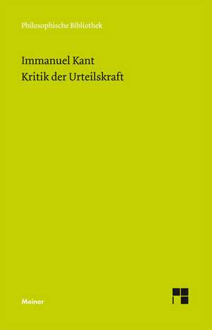 Kritik der Urteilskraft de Immanuel Kant