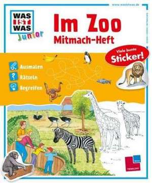 Mitmach-Heft Im Zoo de Tatjana Marti