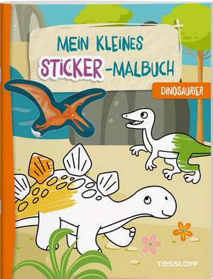 Mein kleines Sticker-Malbuch. Dinosaurier de Alberta Kiel