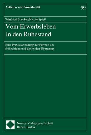 Vom Erwerbsleben in den Ruhestand de Winfried Boecken