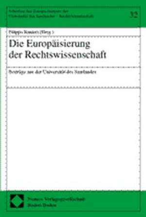 Die Europäisierung der Rechtswissenschaft de Filippo Ranieri