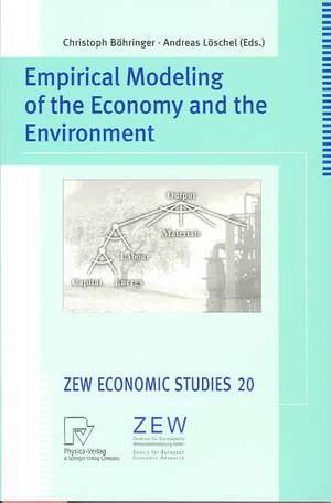 Empirical Modeling of the Economy and the Environment de Christoph Böhringer