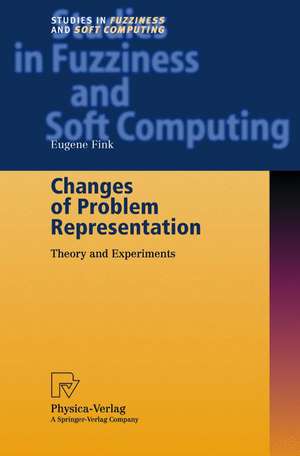 Changes of Problem Representation: Theory and Experiments de Eugene Fink