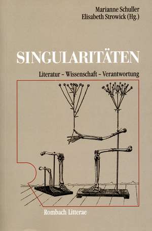 Singularitäten de Marianne Schuller