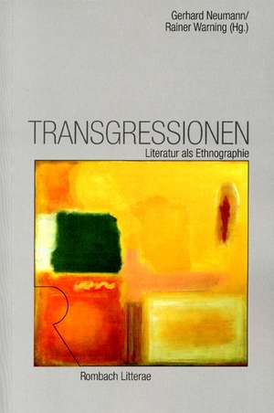 Transgressionen de Gerhard Neumann