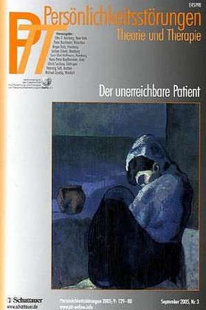 Persönlichkeitsstörungen PTT / Der unerreichbare Patient de Otto F. Kernberg