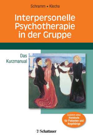 Interpersonelle Psychotherapie in der Gruppe de Elisabeth Schramm