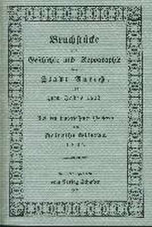 Bruchstücke zur Geschichte und Topographie der Stadt Aurich bis zum Jahre 1813 de Tileman D. Wiarda