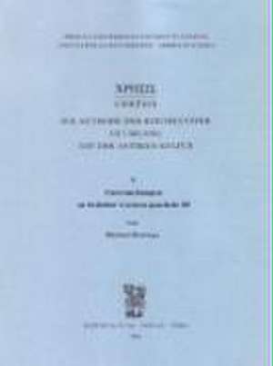 Chrêsis. Die Methode der Kirchenväter im Umgang mit der antiken Kultur 05 / Sedulius, Carmen paschale, Buch III de Michael Mazzega