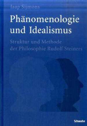 Phänomenologie und Idealismus de Jaap Sijmons