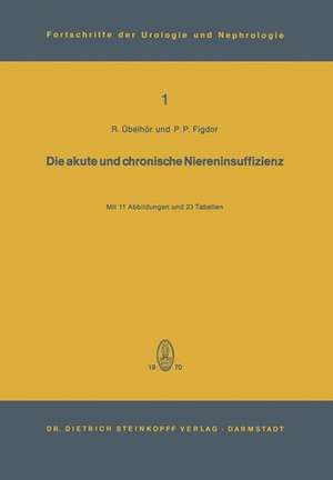 Die akute und chronische Niereninsuffizienz: Überarbeitete Vorträge und Diskussionen eines internationalen Symposions an der Urologischen Universitätsklinik Wien de Richard Übelhör