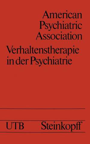 Verhaltenstherapie in der Psychiatrie de American Psychiatric Association