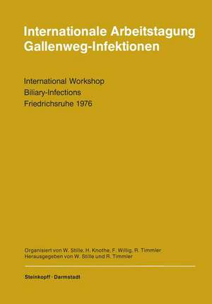 Internationale Arbeitstagung Gallenweg-Infektionen: International Workshop Biliary-Infections Friedrichsruhe 11.–12. Juni 1976 de H. Knothe