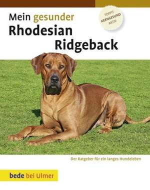 Mein gesunder Rhodesian Ridgeback de Ann Chamberlain