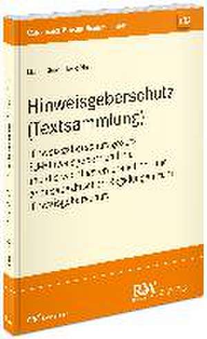 Hinweisgeberschutz (Textsammlung) de Marcus Sonnenberg