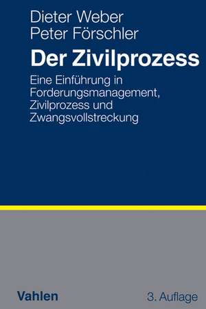 Der Zivilprozess de Dieter Weber