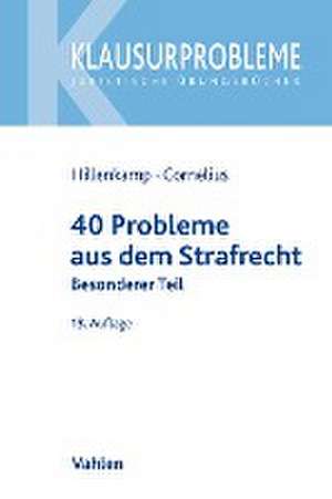 40 Probleme aus dem Strafrecht de Thomas Hillenkamp