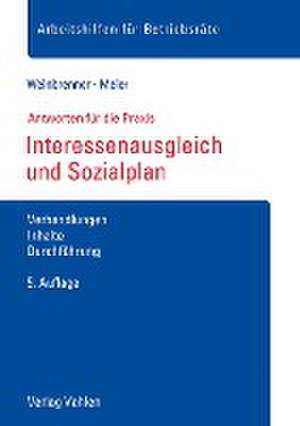 Interessenausgleich und Sozialplan de Lars Weinbrenner