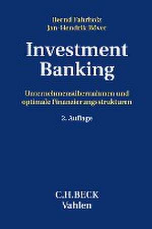 Investment Banking de Bernd Fahrholz