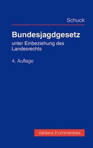 Bundesjagdgesetz de Marcus Schuck
