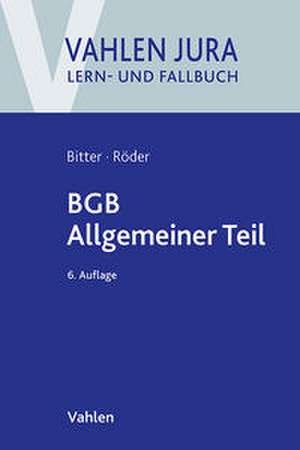 BGB Allgemeiner Teil de Georg Bitter
