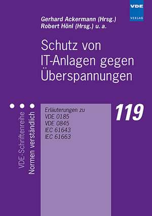 Schutz von IT-Anlagen gegen Überspannungen de Gerhard Ackermann