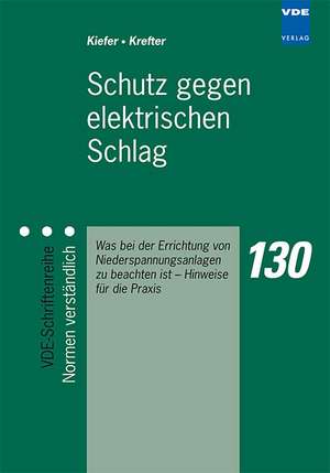 Schutz gegen elektrischen Schlag de G. Kiefer