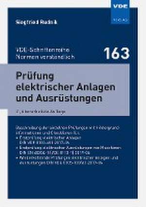 Prüfung elektrischer Anlagen und Ausrüstungen de Siegfried Rudnik