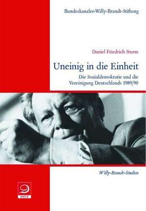 Uneinig in die Einheit de Daniel Friedrich Sturm