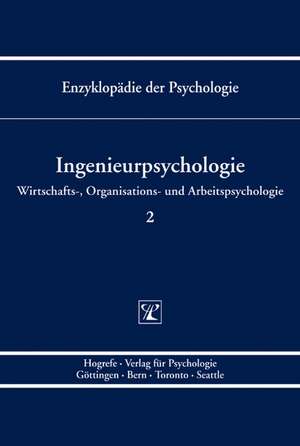 Ingenieurpsychologie 2 de Bernhard Zimolong