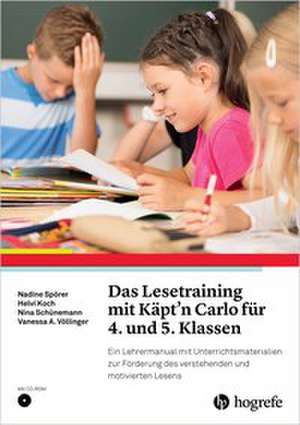 Das Lesetraining mit Käpt'n Carlo für 4. und 5. Klassen de Nadine Spörer