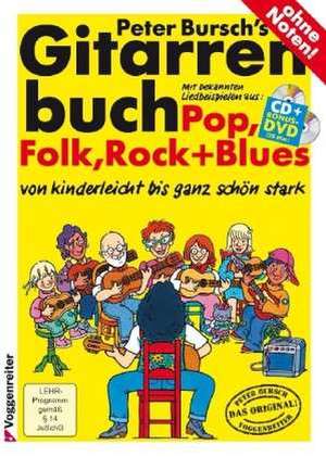 Gitarrenbuch 1. Mit DVD und CD de Peter Bursch