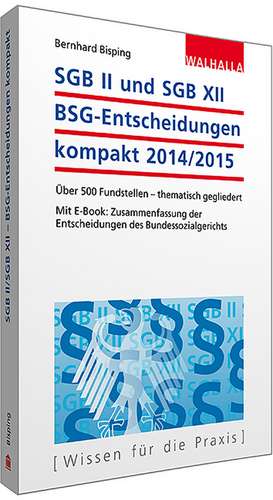 SGB II und SGB XII - BSG-Entscheidungen kompakt 2014/2015 de Bernhard Bisping