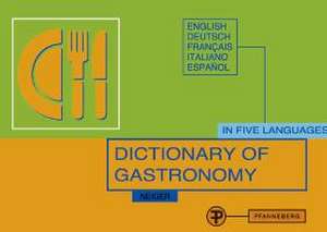 Dictionary of Gastronomy