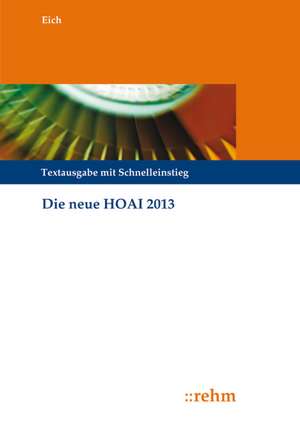 Die neue HOAI 2013 de Anke Eich